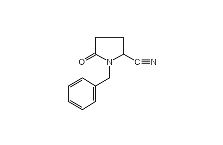 1-benzyl-5-oxo-2-pyrrolidinecarbonitrile