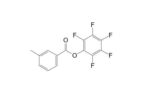 Benzoic acid, 3-methyl-, pentafluorophenyl ester