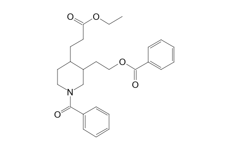 2-[1-Benzoyl-4-(3-ethoxy-3-oxopropyl)-3-piperidinyl]ethyl benzoate