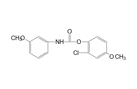 m-methoxycarbanilic acid, 2-chloro-4-methoxyphenyl ester