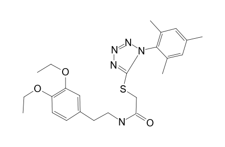 N-[2-(3,4-diethoxyphenyl)ethyl]-2-[(1-mesityltetrazol-5-yl)thio]acetamide