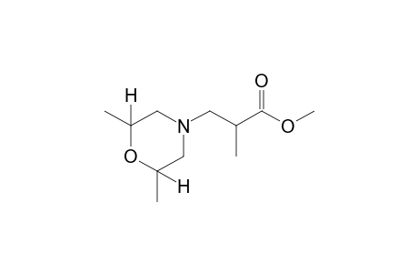 4-MORPHOLINEPROPIONIC ACID, A,2,6- TRIMETHYL-, METHYL ESTER