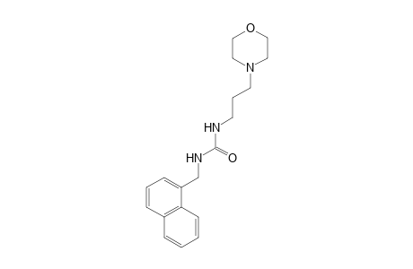 1-(3-Morpholinopropyl)-3-[(1-naphthyl)methyl]urea