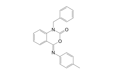(Z)-1-BENZYL-4-(4-TOYLIMINO)-1,4-DIHYDRO-2H-3,1-BENZOXAZIN-2-ONE