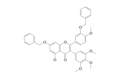 3-(3",4",5"-Trimethoxyphenyl)diosmetin 7,3'-dibenzyl ether