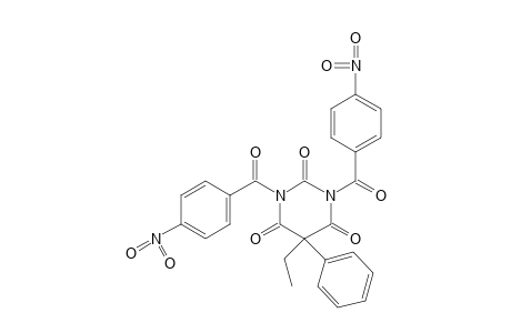 1,3-bis(p-nitrobenzoyl)-5-ethyl-5-phenylbarbituric acid