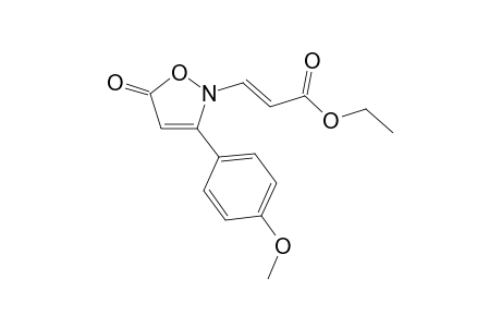 Ethyl (E)-3-{3-(4-methoxyphenyl)-5-oxo-2,5-dihydroisoxazol-2-yl}propenoate