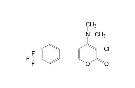 3-chloro-4-(dimethylamino)-6-(alpha,alpha,alpha-trifluoro-m-tolyl)-2H-pyran-2-one