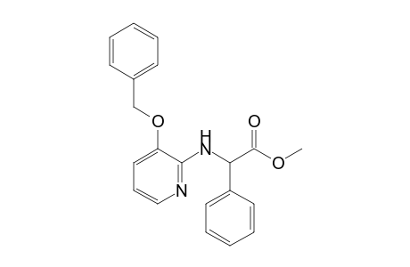 Methyl N-(3-benzyloxy-2-pyridyl).alpha.-phenylglycinate