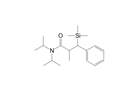 N,N-Diisopropyl-2-methyl-3-trimethylsilyl-3-phenyl-propanamide