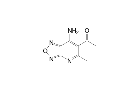 1-(7-amino-5-methyl-furazano[3,4-e]pyridin-6-yl)ethanone