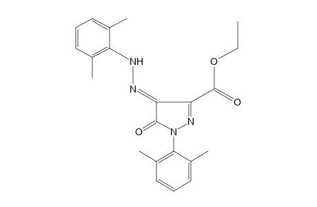 4,5-dioxo-1-(2,6-xylyl)-2-pyrazoline-3-carboxylic acid, ethyl ester, 4-[(2,6-xylyl)hydrazone]