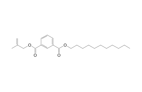 Isophthalic acid, 2-methylprop-2-en-1-yl undecyl ester