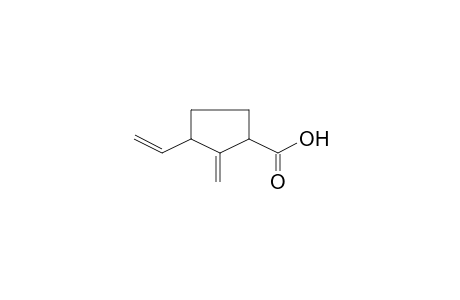 Cyclopentanecarboxylic acid, 3-ethenyl-2-methylene-