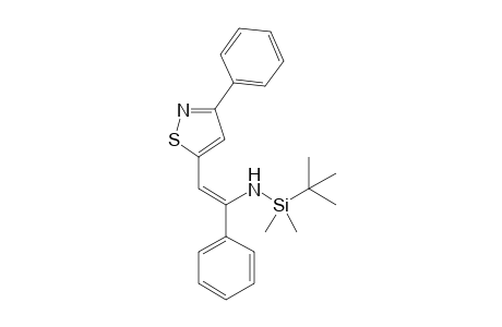 (Z)-5-[2-(tert-Butyldimethylsilyl)amino-2-phenylvinyl]-3-phenylisothiazole