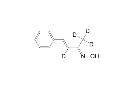 3-Buten-2-one-1,1,1,3-D4, 4-phenyl-, oxime