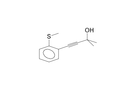 2-Methyl-4-(2-methylsulfanylphenyl)but-3-yn-2-ol