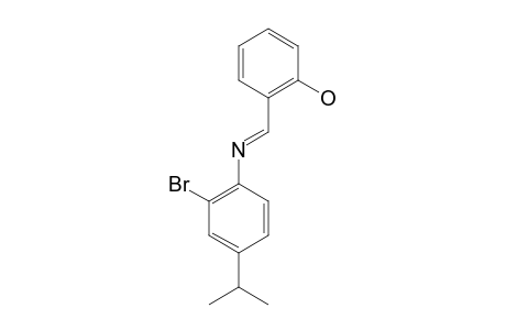 o-[N-(2-bromo-p-cumenyl)formimidoyl]phenol