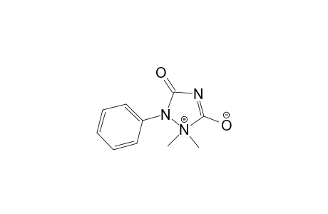 1H-1,2,4-Triazolium, 2,3-dihydro-5-hydroxy-1,1-dimethyl-3-oxo-2-phenyl-, hydroxide, inner salt