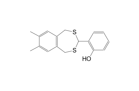 2-(7,8-Dimethyl-1,5-dihydro-2,4-benzodithiepin-3-yl)phenol