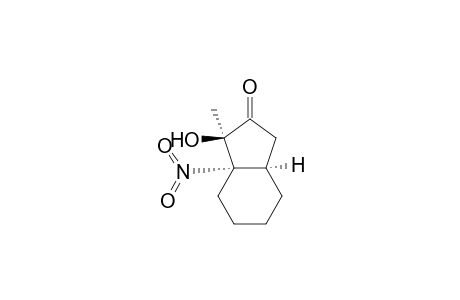 2H-Inden-2-one, octahydro-1-hydroxy-1-methyl-7a-nitro-, (1.alpha.,3a.alpha.,7a.alpha.)-