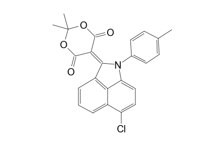 5-[6-Chloro-1-(p-tolyl)benz[cd]indol-2(1H)-ylidene]-2,2-dimethyl-1,3-dioxane-4,6-dione