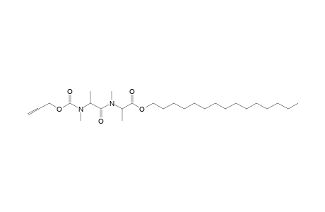 Alanylalanine, N,N'-dimethyl-N'-allyloxycarbonyl-, pentadecyl ester