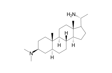 3.beta.-dimethylamino-20.alpha.-amino-5.alpha.-pregnene