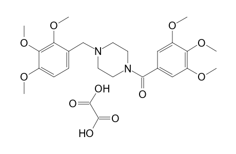 (4-(2,3,4-Trimethoxybenzyl)piperazin-1-yl)(3,4,5-trimethoxyphenyl)methanone oxalate