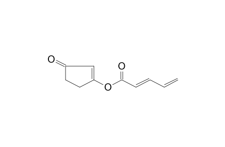 (2E)-penta-2,4-dienoic acid (3-ketocyclopenten-1-yl) ester