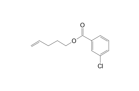 Pent-4-enyl 3-chlorobenzoate