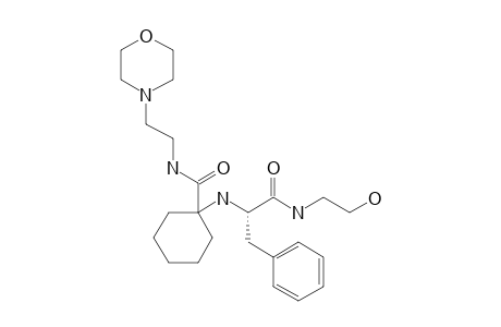 (S)-1-({1-[(2-Hydroxyethyl)amino]-1-oxo-3-phenylpropan-2-yl}amino)-N-(2-morpholinoethyl)cyclohexane-1-carboxamide