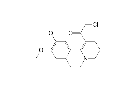 1-(chloroacetyl)-9,10-dimethoxy-3,4,6,7-tetrahydro-2H-benzo[a]quinolizine
