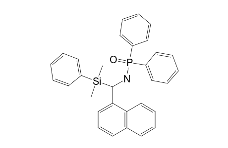P,P-DIPHENYL-N-(1-DIMETHYLPHENYLSILYL-1-NAPHTHYLMETHYLENE)-PHOSPHINIC-AMIDE