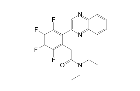 N,N-Diethyl-2-(2,3,4,5-tetrafluoro-6-(quinoxalin-2-yl)phenyl) acetamide