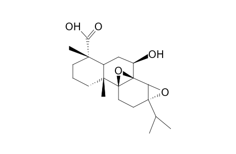 7beta-HYDROXY-8alpha,9alpha,13alpha,14alpha-DIEPOXY-ABIETAN-18-OIC ACID