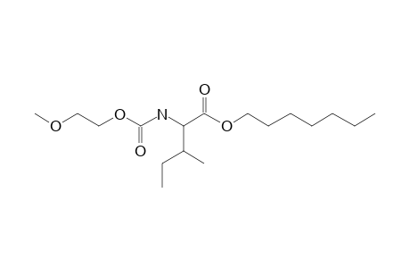 L-Isoleucine, N-(2-methoxyethoxycarbonyl)-, heptyl ester