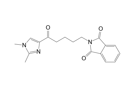 2-[5-(1,2-Dimethyl-4-imidazolyl)-5-oxopentyl]isoindole-1,3-dione