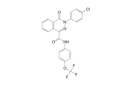 3-(p-CHLOROPHENYL)-3,4-DIHYDRO-4-OXO-alpha,alpha,alpha-TRIFLUORO-1-PHTHALAZINECARBOX-p-ANISIDIDE