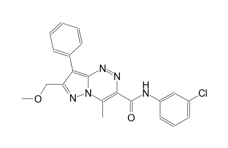 pyrazolo[5,1-c][1,2,4]triazine-3-carboxamide, N-(3-chlorophenyl)-7-(methoxymethyl)-4-methyl-8-phenyl-