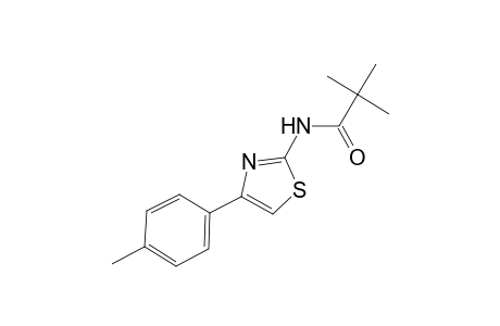 2,2-dimethyl-N-[4-(4-methylphenyl)-1,3-thiazol-2-yl]propanamide