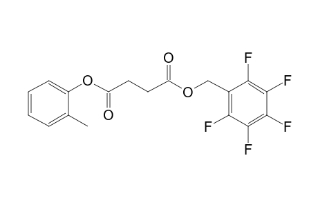 Succinic acid, 2-methylphenyl pentafluorobenzyl ester