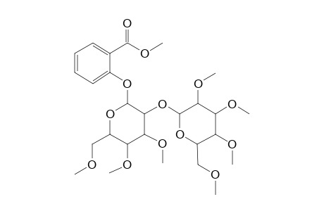 Methyl 2-[4,5-dihydroxy-6-(hydroxymethyl)-3-[3,4,5-trihydroxy-6-(hydroxymethyl)oxan-2-yl]oxyoxan-2-yl]oxybenzoate, heptamethyl ether