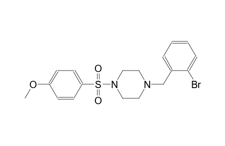 1-(2-bromobenzyl)-4-[(4-methoxyphenyl)sulfonyl]piperazine