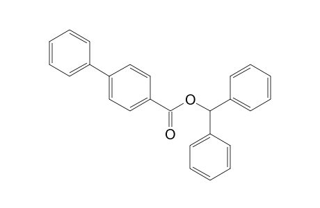 4-biphenylcarboxylic acid, diphenylmethyl ester