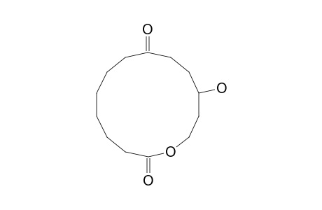 Oxacyclotetradecane-2,9-dione, 12-hydroxy-