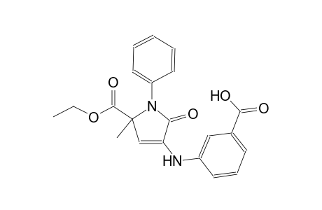 3-{[5-(ethoxycarbonyl)-5-methyl-2-oxo-1-phenyl-2,5-dihydro-1H-pyrrol-3-yl]amino}benzoic acid