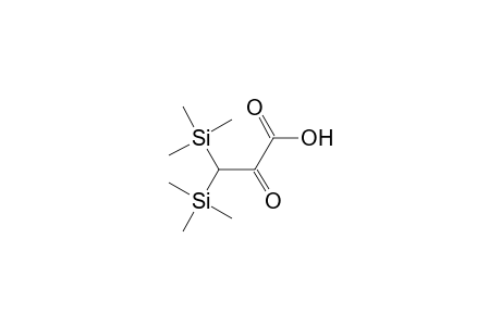2-keto-3,3-bis(trimethylsilyl)propionic acid