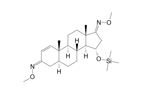 5.ALPHA.-ANDROST-1-ENE-15.ALPHA.-OL-3,17-DIONE-BIS-(O-METHYLOXIME)-TRIMETHYLSILYL ETHER