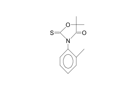 5,5-dimethyl-2-thio-3-o-tolyl-2,4-oxazolidinedione